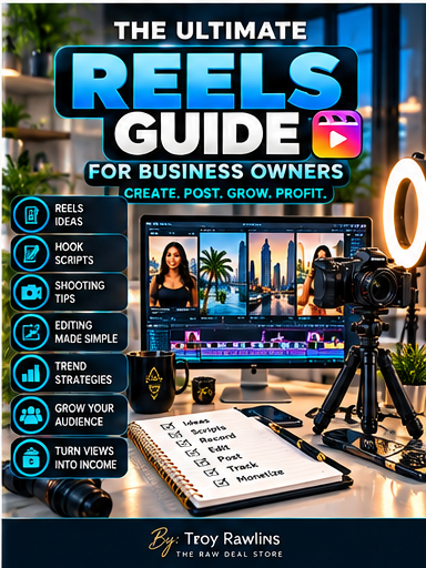 Ultimate Reels Guide for Business Owners blue cover