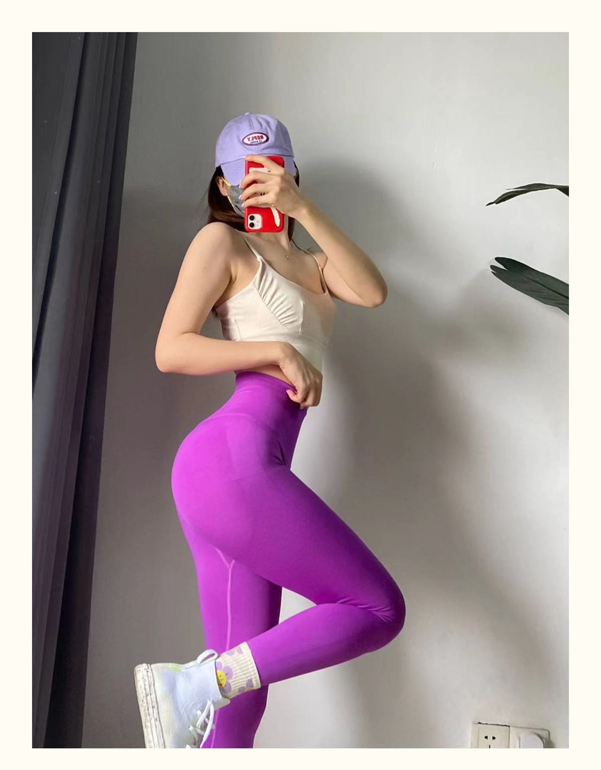 Women's High Waist Seamless Push-Up Leggings