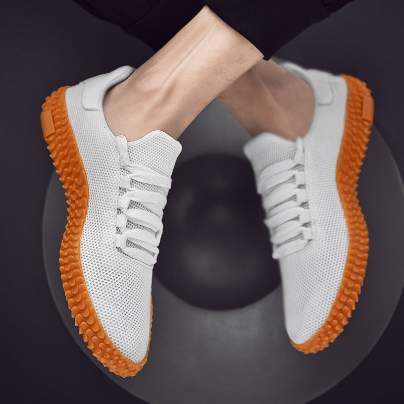 Men's Flying Woven Casual Sneakers – Lightweight & Breathable