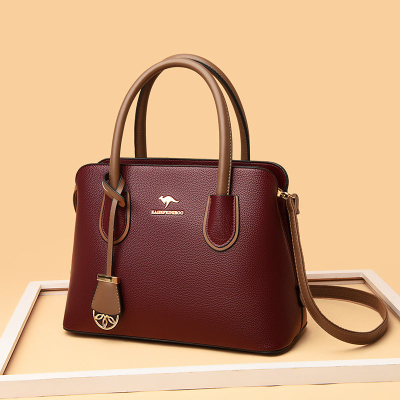 Women's Luxe Leather Crossbody Handbag