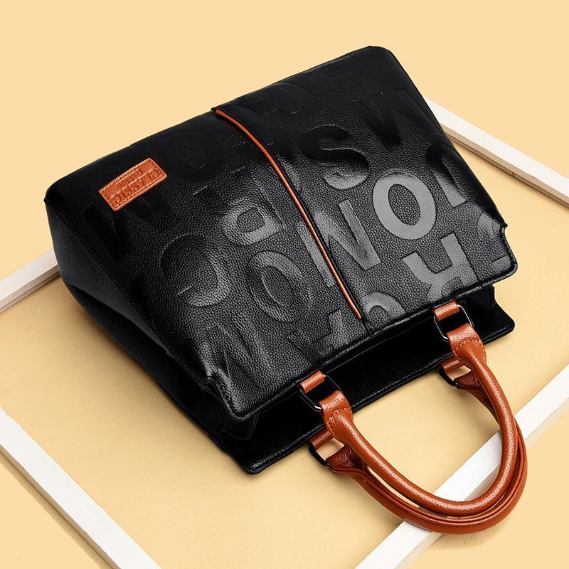 Women's Monogram Print Shoulder Bag