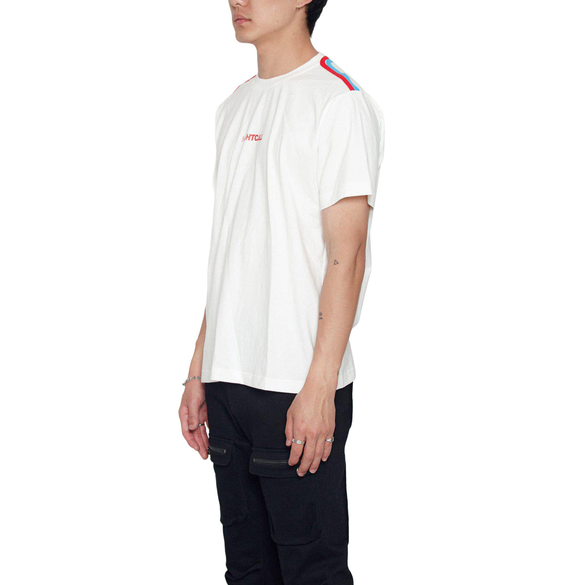 Konus Men's Shoulder Tape Nightcall Tee in White