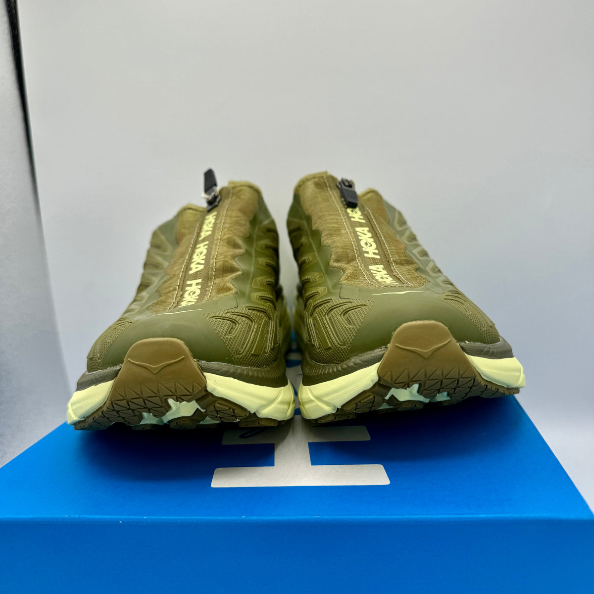 Hoka Project Clifton Avocado Dark Citron Unisex Shoes ADCT Olive Green