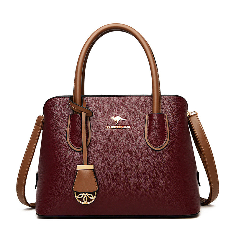 Women's Luxe Leather Crossbody Handbag