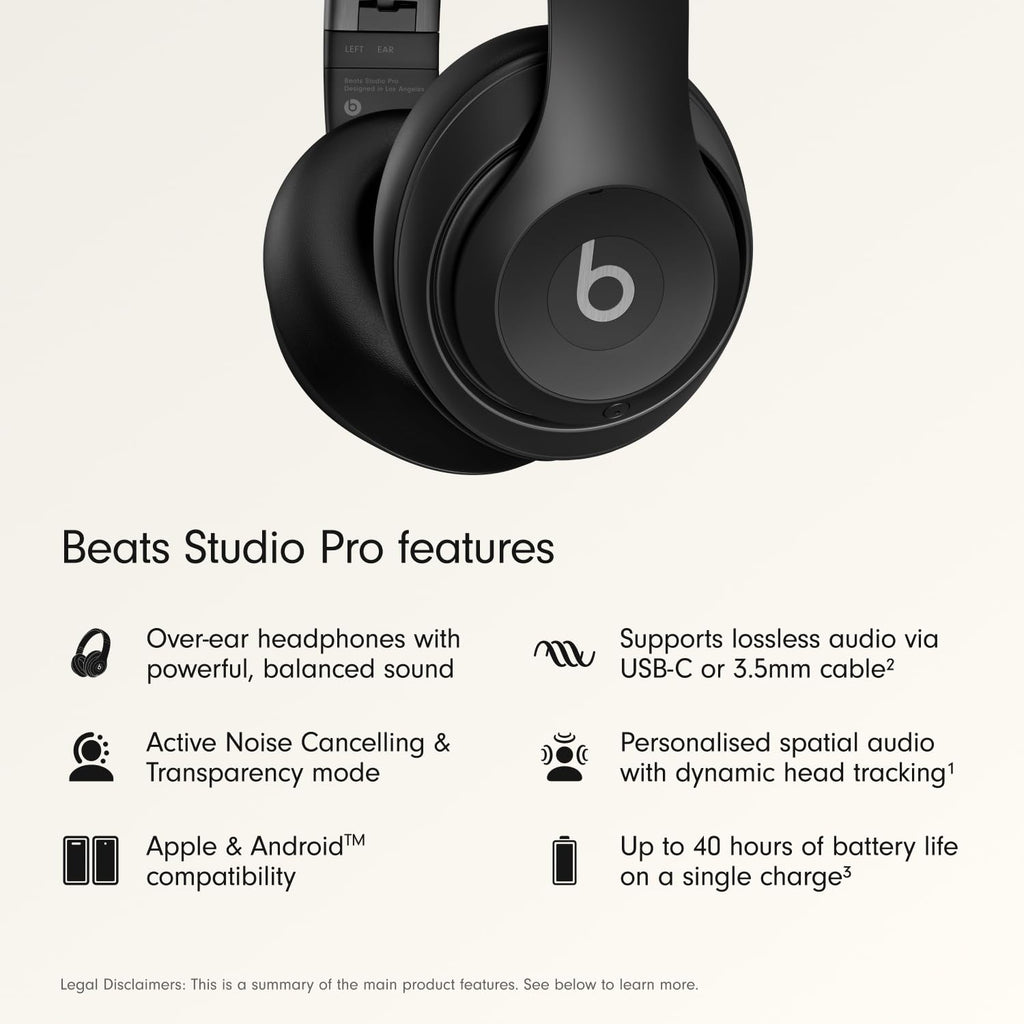 Beats Studio Pro Wireless Over-Ear Headphones (Refurbished)