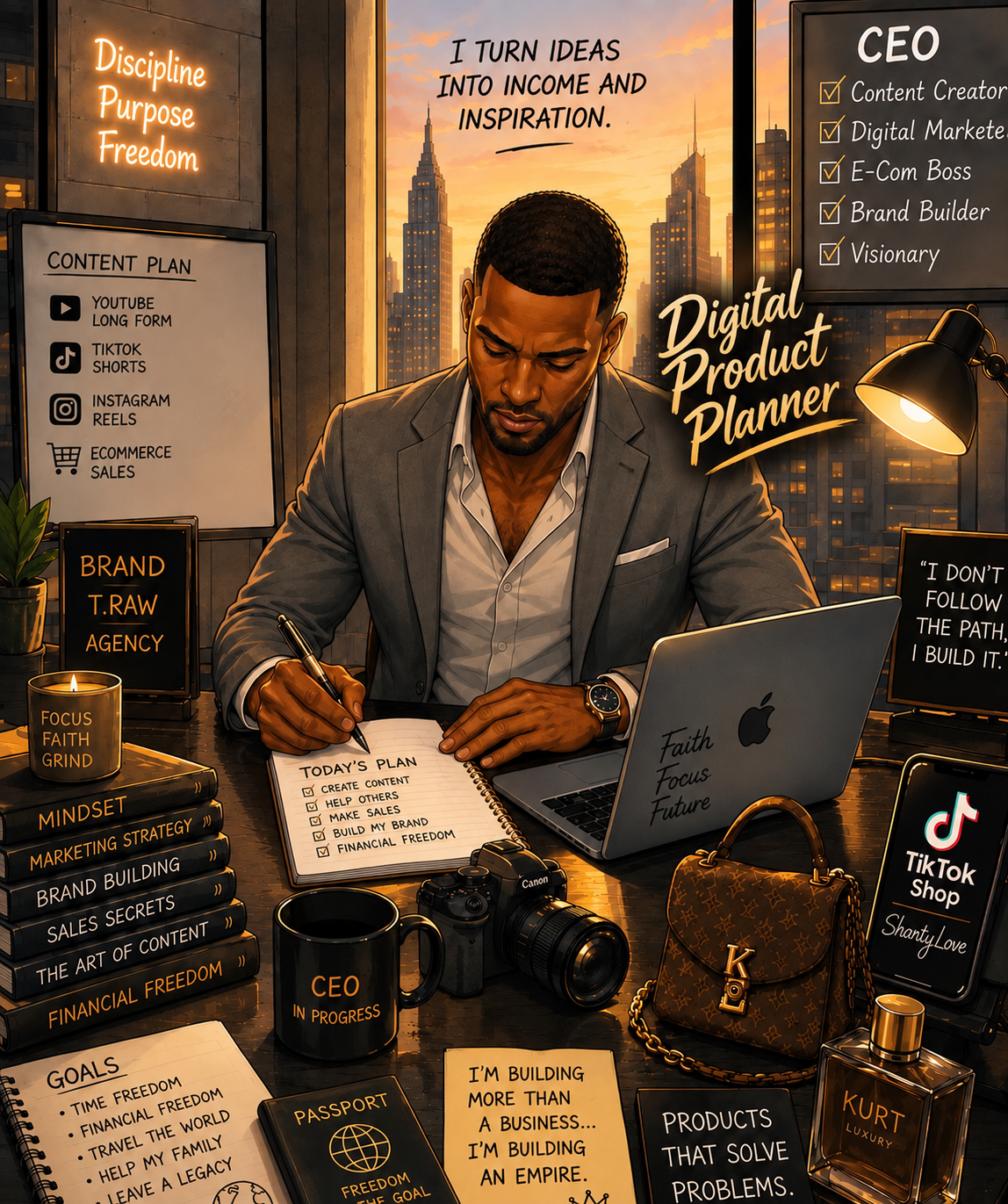 Digital Product Planner e-book cover