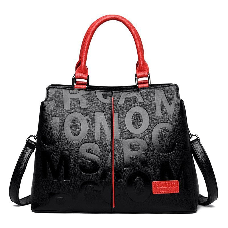 Women's Monogram Print Shoulder Bag