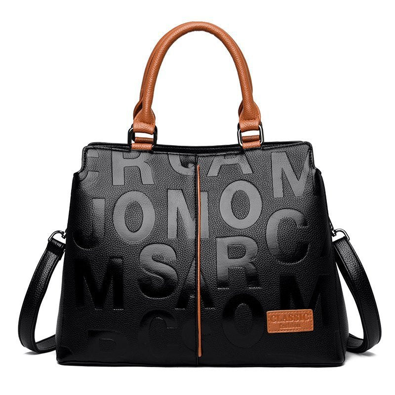Women's Monogram Print Shoulder Bag