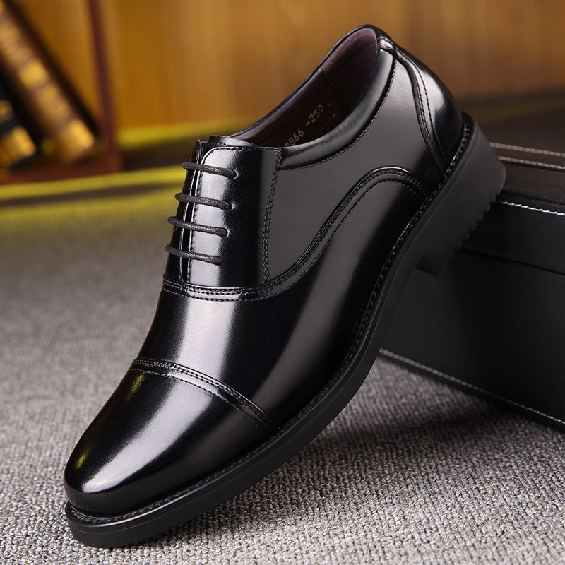 Black Business Formal Men's Leather Shoes