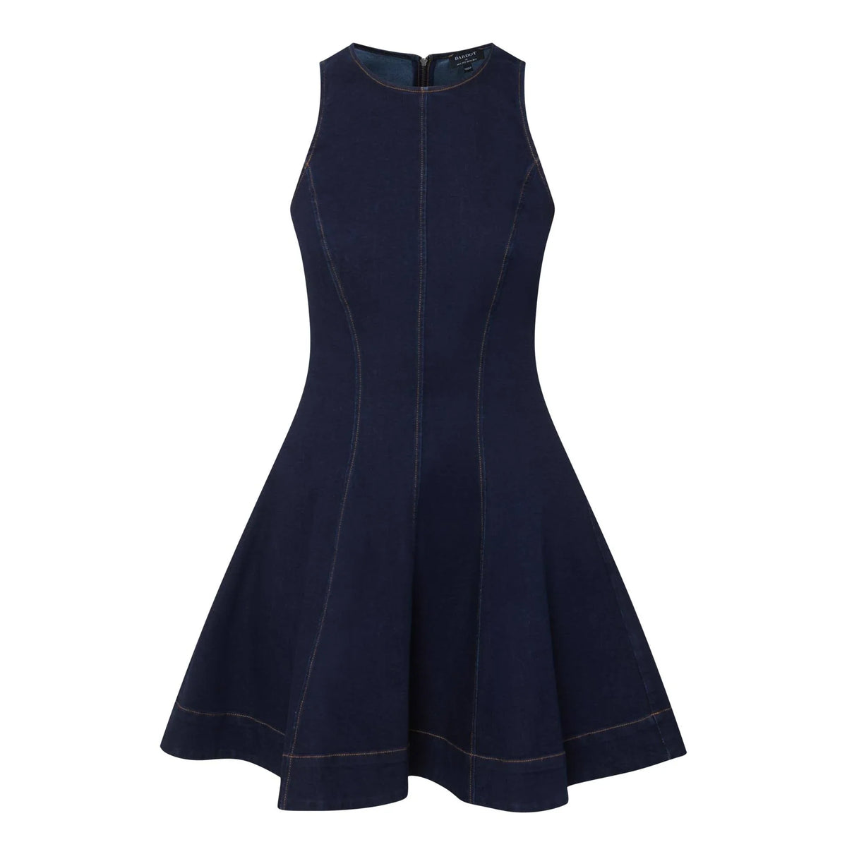 Palmer Denim Mini Dress - Dark Denim (Final Sale)