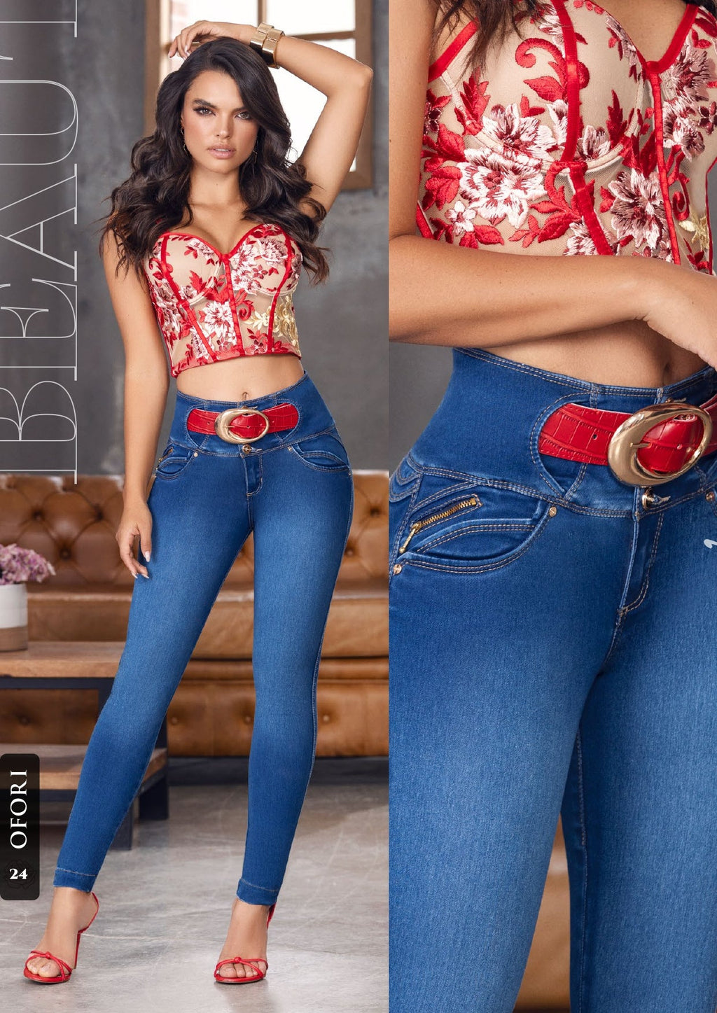 Opera 100% Authentic Colombian Push Up Jeans