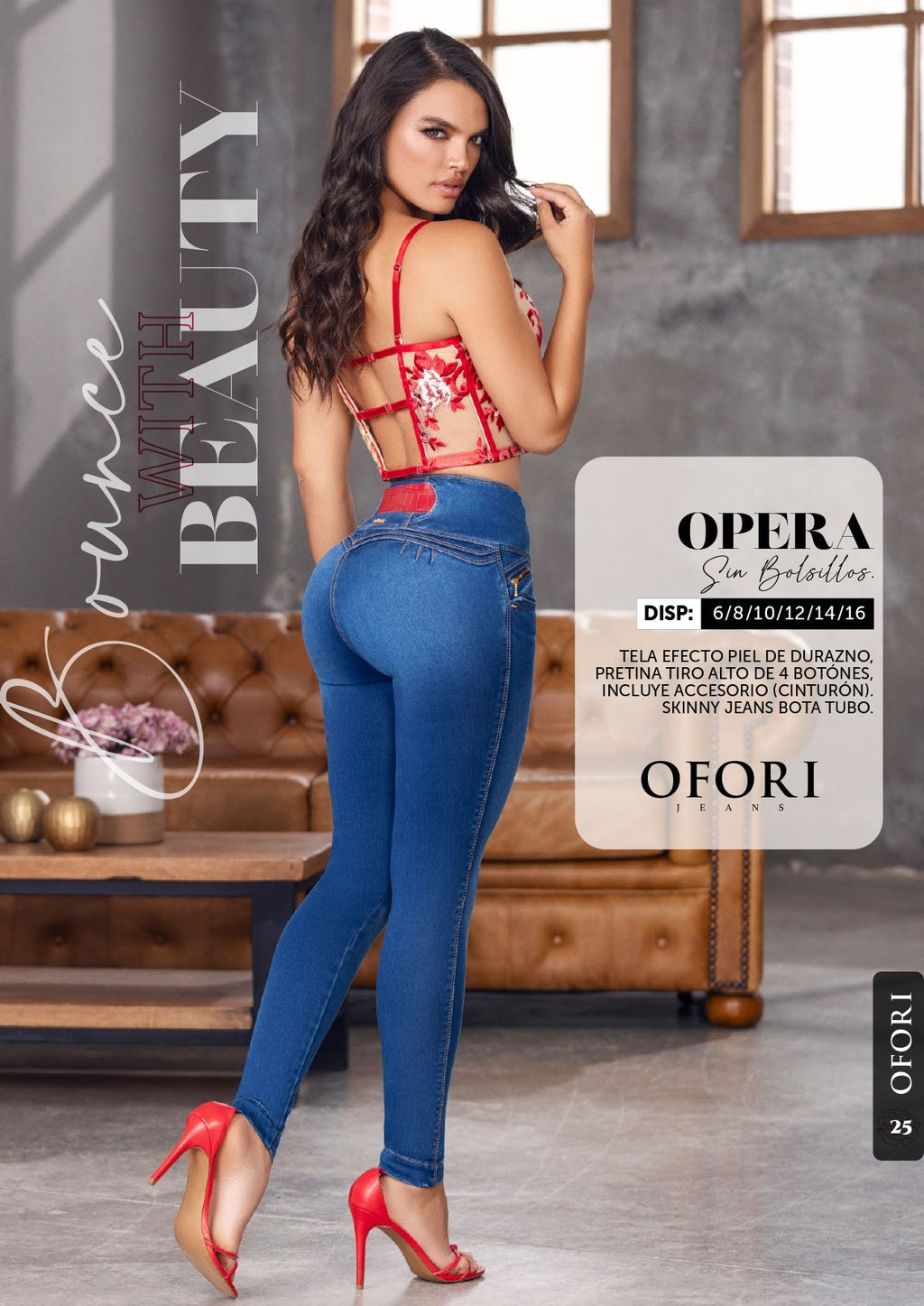 Opera 100% Authentic Colombian Push Up Jeans