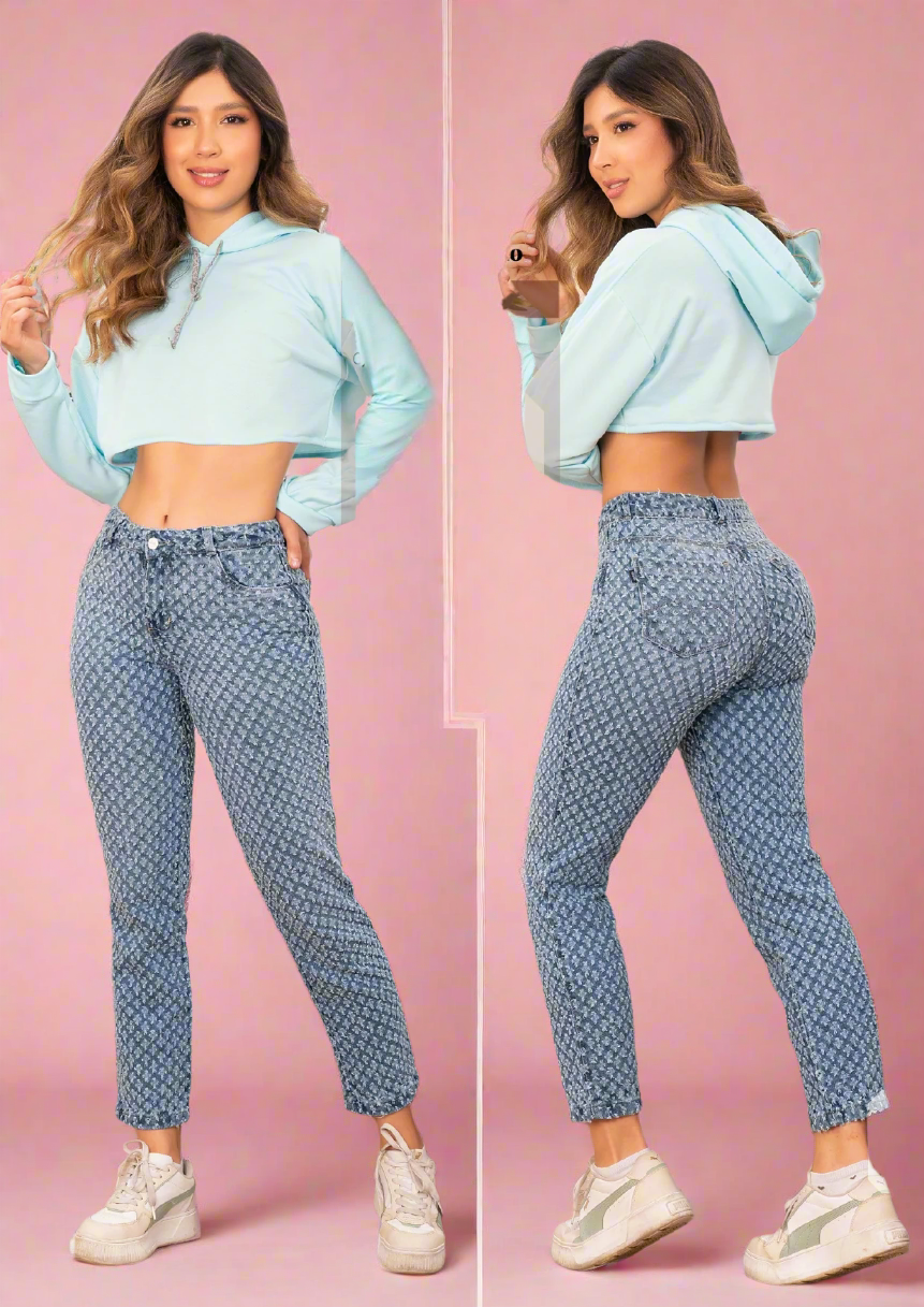 W332 100% Authentic Colombian Jeans (Mid Rise, Rigid, Straight Leg)