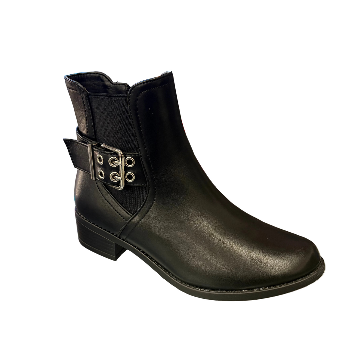 Top Moda Women's Belt Buckle Booties - Alana-48