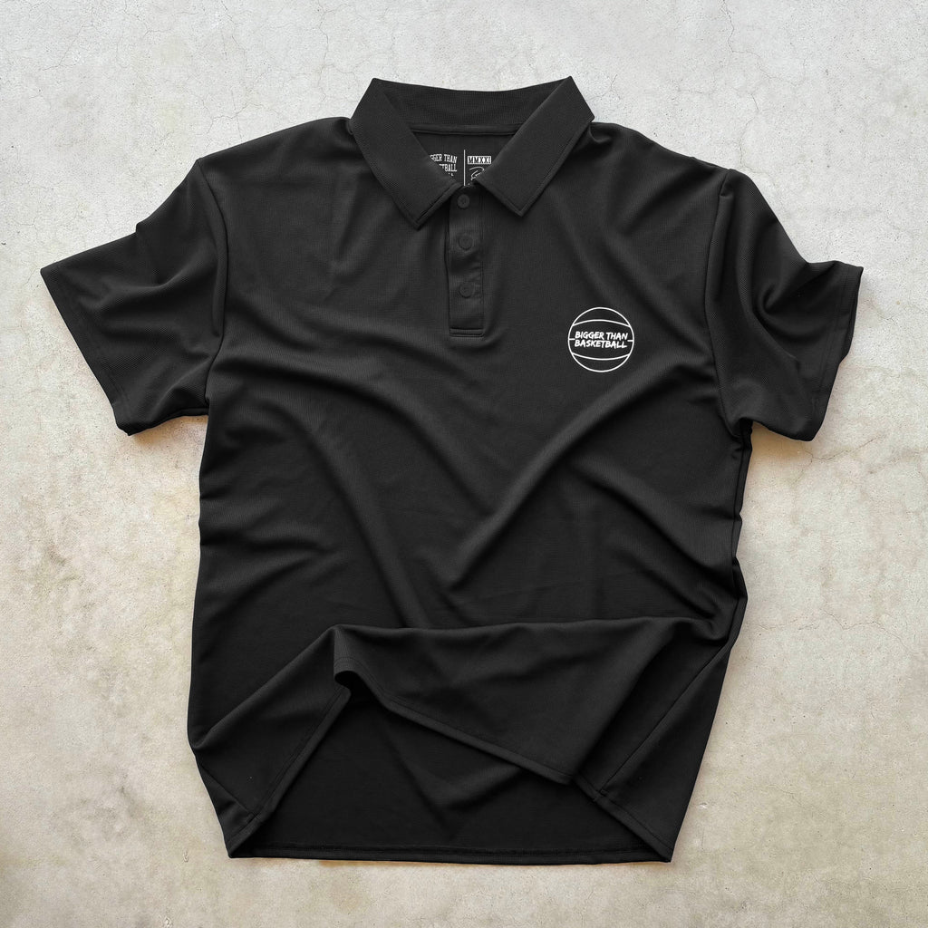 Bigger Than Basketball - Polo - Black