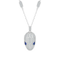 PT307W B.Tiff  Pavé Viper Pendant Necklace