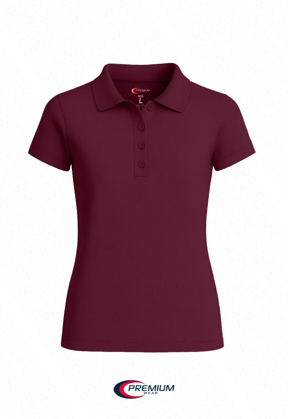 Girls Short Sleeve Pique Polo Shirt - Single