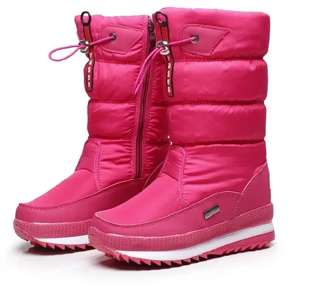 Women's Plush Waterproof Winter Boots