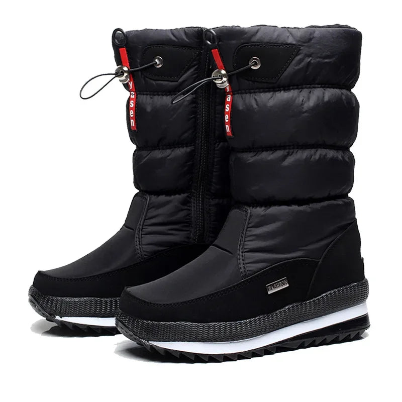 Women's Plush Waterproof Winter Boots