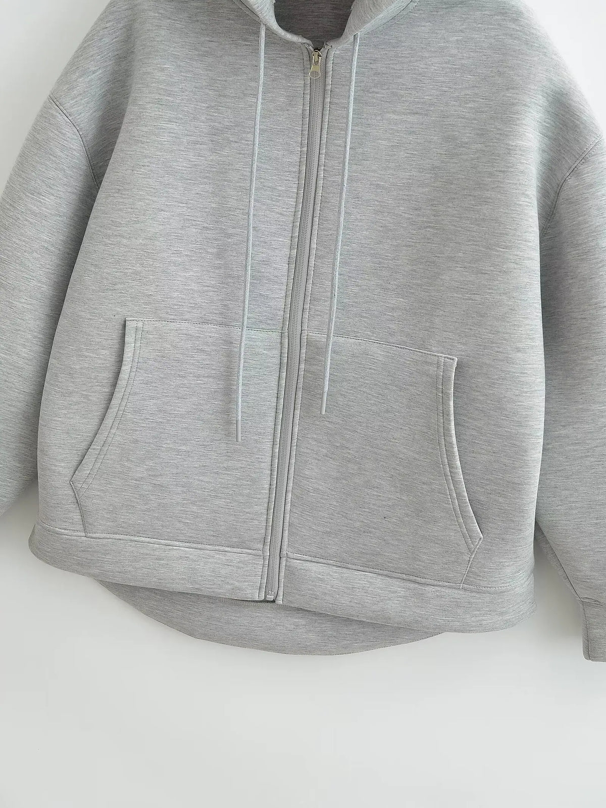 Zip Up Hoodies Women – Oversized Autumn Hooded Sweatshirt
