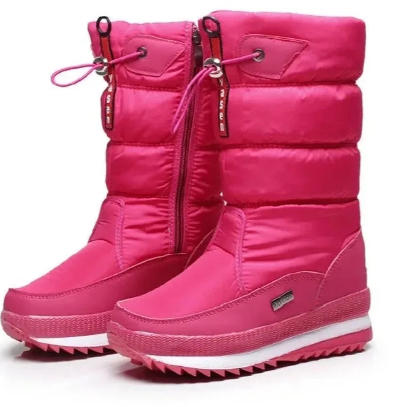 Women's Plush Waterproof Winter Boots