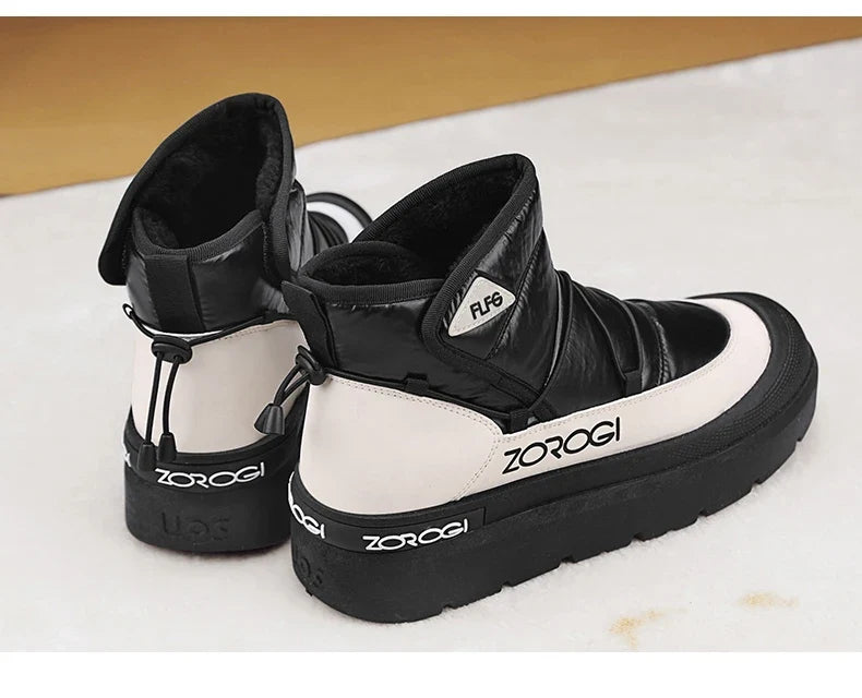 Mens Winter Ankle Boots – Warm Durable Outdoor Shoes