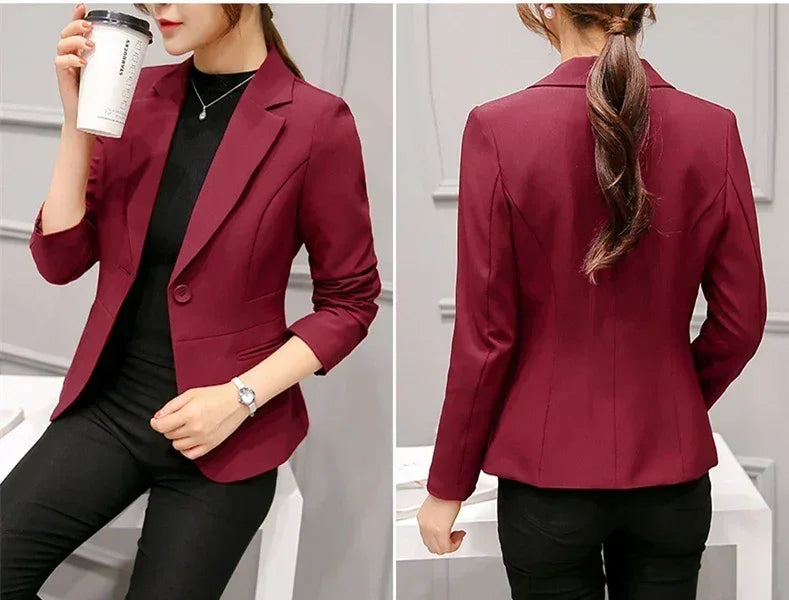 Women's Slim Fit Blazer Jacket