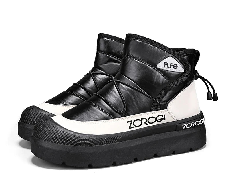 Mens Winter Ankle Boots – Warm Durable Outdoor Shoes