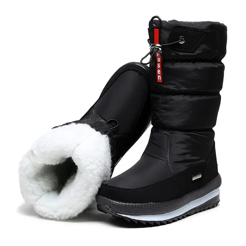 Women's Plush Waterproof Winter Boots