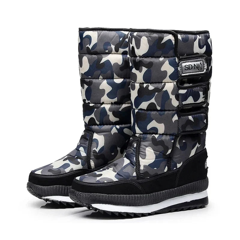 Women's Plush Waterproof Winter Boots