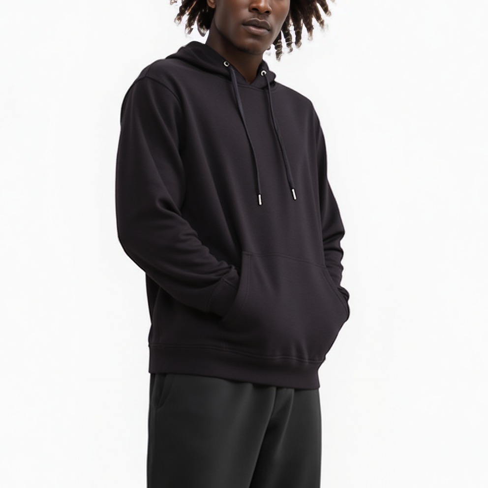 Men's Pullover Hoodie with Scorpion Screen Print in Black - Konus Brand