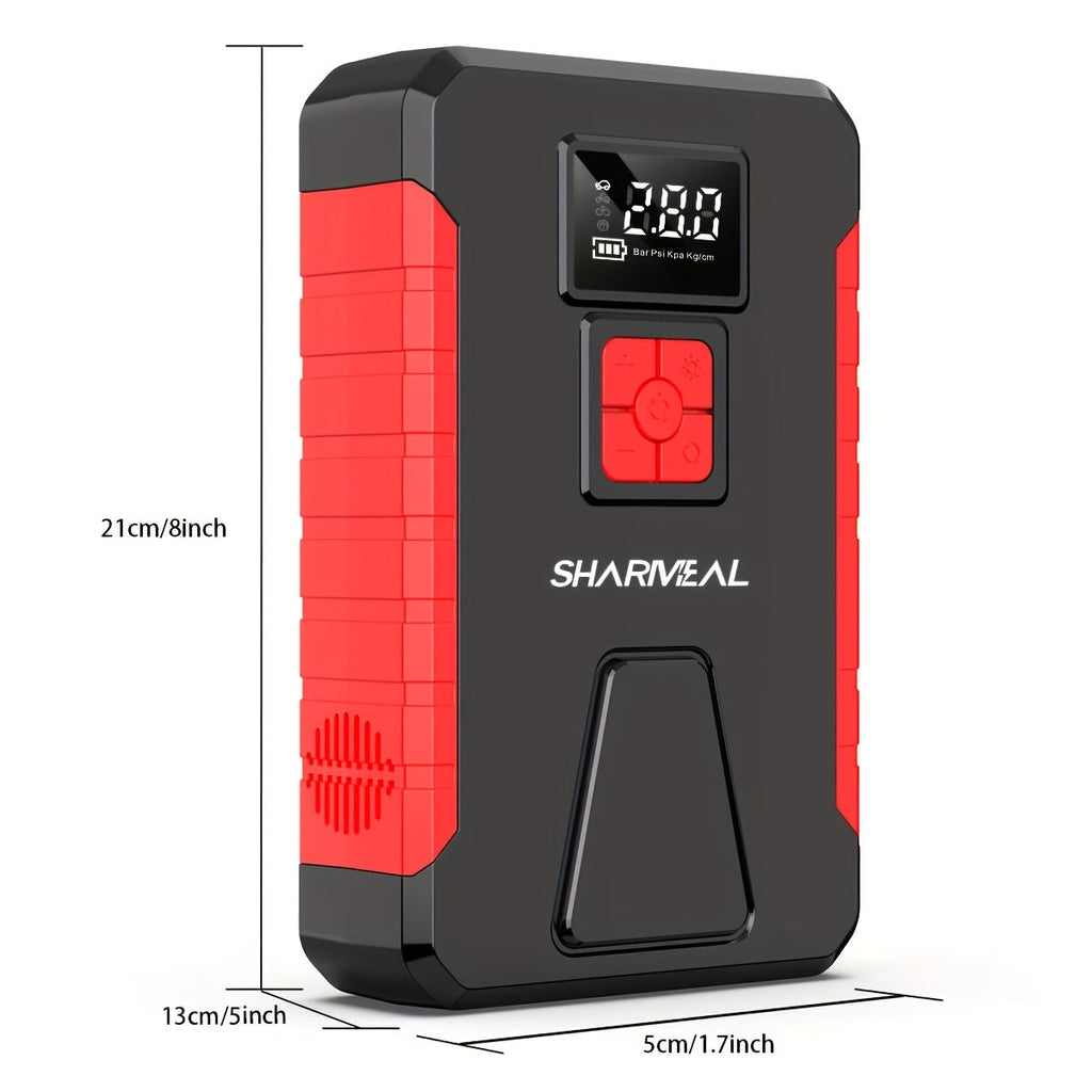 Portable Car Jump Starter with Air Compressor