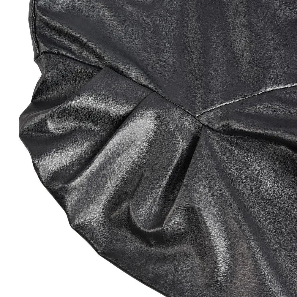 Women's PU Leather Long-Sleeve Jacket