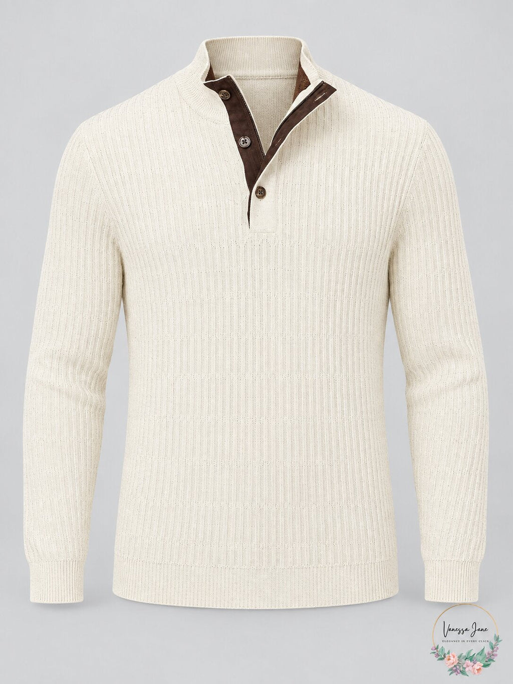 Tasso Elba Mens Supima Mock-Neck Textured Sweater