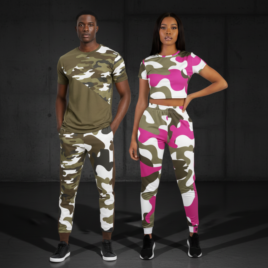 Luxe Camo Unisex Joggers