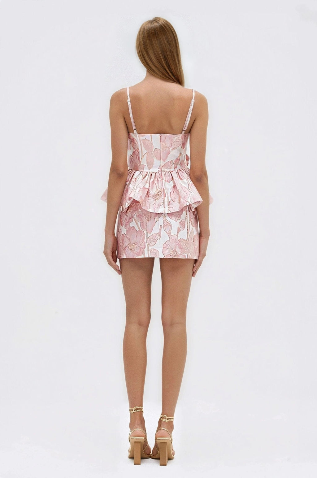 Petal Jacquard Skirt – Pink (Final Sale)