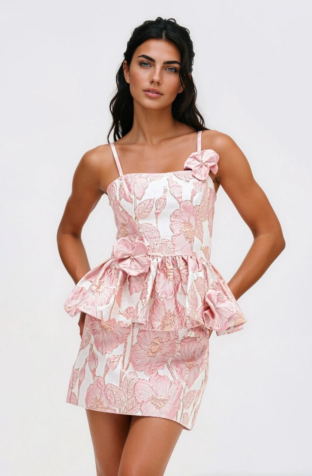Petal Jacquard Top – Pink (Final Sale)