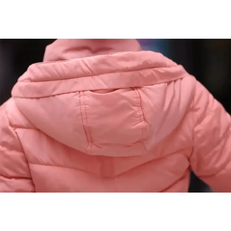 Women's Short Zip-Up Padded Hooded Jacket