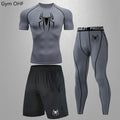 Men's Tracksuit - Spider Graphic Compression Set